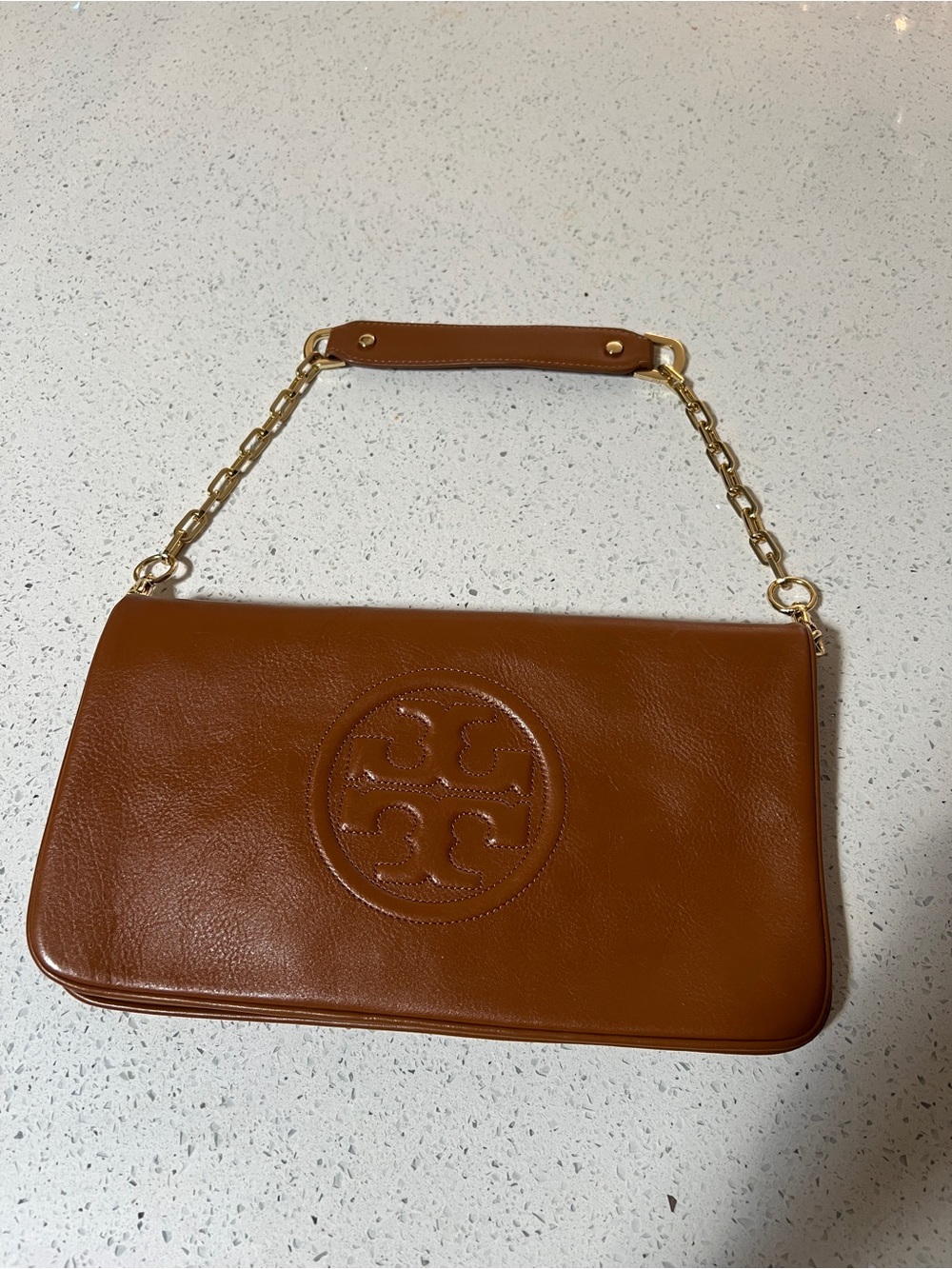 Tory Burch Reva Leather Shoulder Bag